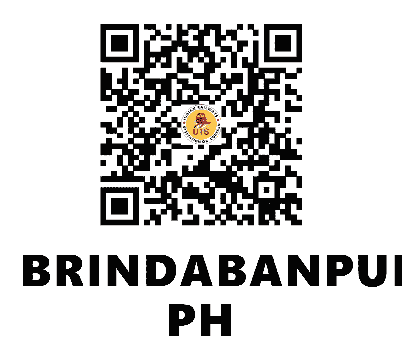 UTS QR Code for BRINDABANPUR PH - BDPR - SE (WEST BENGAL)